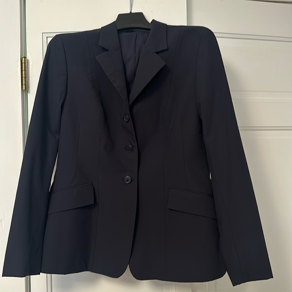 RJ Classics washable show coat sz 8 navy